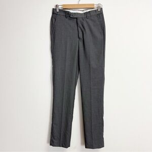 Perry Ellis Boy Pants Youth 16 Gray Dress Slacks Flat Front